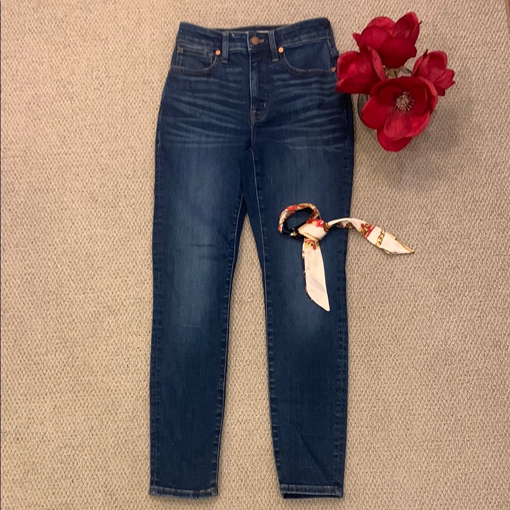 🌹 Madewell • Premium Curvy High Rise Denim Stretch Jeans •